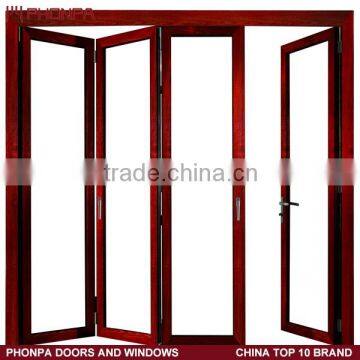 Folding door/aluminum frame glass folding door/accordion folding door for sale