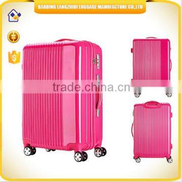 girls decent bright color abs sky travel luggage