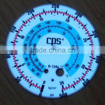 High Quality&High Brightnessel glow gauges/ EL illuminated gauge / EL glow Meter