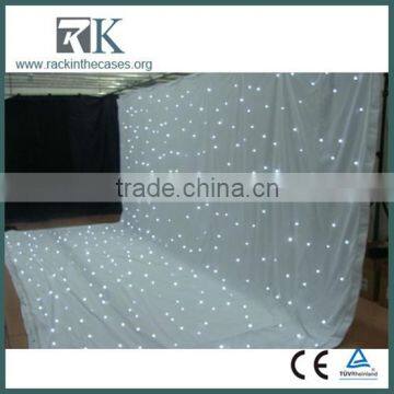 All LEDs On Frame Resistant Velevt LED Curtain