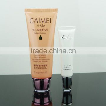 silk screen cosmetic tubes Cosmetic tubes with flood printing