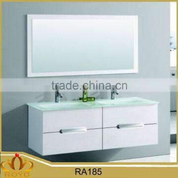 Modern bathroom vanity pvc double sink RA185                        
                                                                                Supplier's Choice