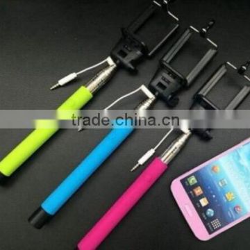 Extendable Handheld Stick Selfie Monopod For Iphone / Samsung / HTC Phone Camera/phone Selfie Monopod