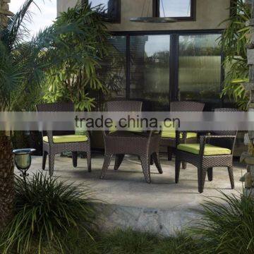 Poly Rattan Dining set garden furniture