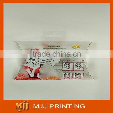 Custom Transparent plastic pillow box