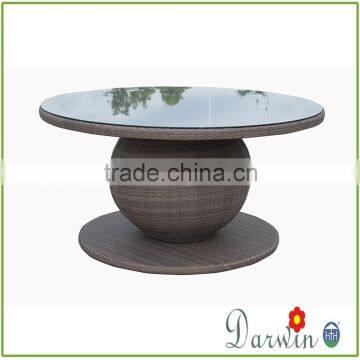 Malaysia Style Made Tempered Glass Plastic Dining Table and Chair photo-2
