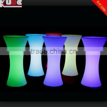 Popular Cocktail Bar illuminated LED Bar Table For Party Used