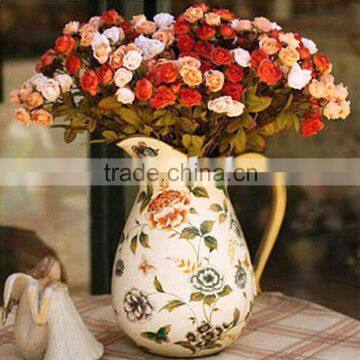 Rose vase 50x50cm full resin diamond highlight mosaic pattern DIY painting