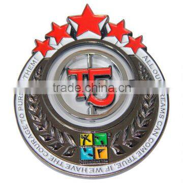 nickle plating medal, round medal, championship medal
