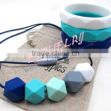 Baby Silicone Teething Necklace Factory Wholesale Baltic Amber Teething Necklace Discount Price TN025