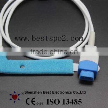 GE Ohmeda Dispsoable SpO2 Sensor for Adult/Neonate Blue Spong DB9 9pin 0.85cm