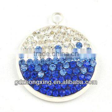 Jewelry imation crystal resin pendant M100690