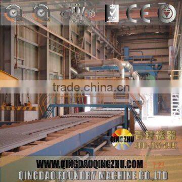 Q69 Steel Plate Pretreatment Line With Painting Drying System