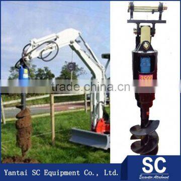 Clay Auger /Earth Auger Used By Excavator SUMITOMO S160 For Post Hole Digging