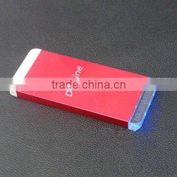 Manufacture Supplier Crystal Power Bank With 3 Led Colors Lighting Logo Charging for Cell Mobile Phone photo-2