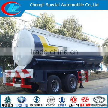 25 Ton truck trailer Chemical Liquid truck trailer full capacity trailer