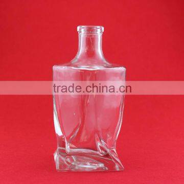 Gun shape bottles empty wine bottles 500ml Martelle bottles