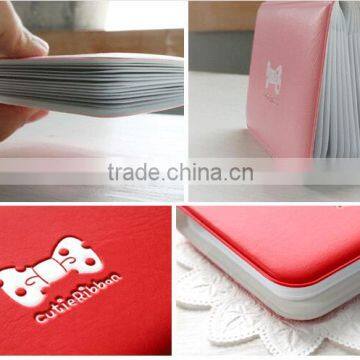 Lovely Business Credit Card Holder Wallet PU Leather Strap Buckle Bank Card Case Pvc ID Card Passport Holder Pocket Purse Bag photo-3