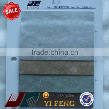 pu material and nonwoven backing technics pu leather for uphoster