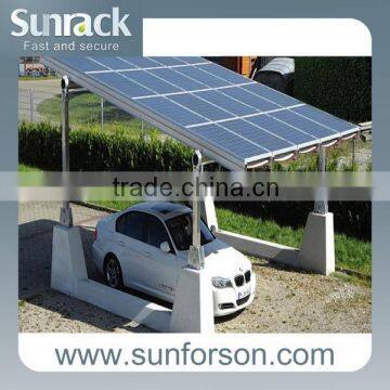 Carport solar PV panel support
