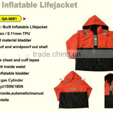 Inflatable Built-in Life Jacket Life Vest with CE Certificate