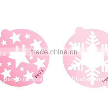 2012 Newest Attractive plastic Cake star decorating Stencil