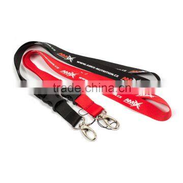 Alibaba China wholesale custom logo sublimation print polyester lanyard