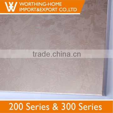 Decorative Hairline finish stainless steel sheet for wall,home,hotel decorations