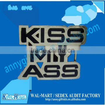 2015 New Products New Design Men Cheap Custom Initial Letter Belt Buckles photo-4