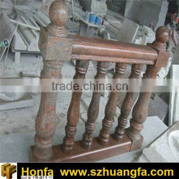 Multicolour Red Granite railing stand