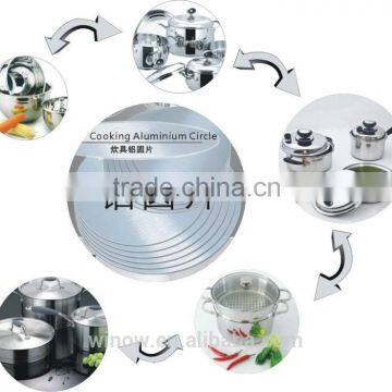 high quality cost price of 1050 1060 aluminum circle for kitchenware