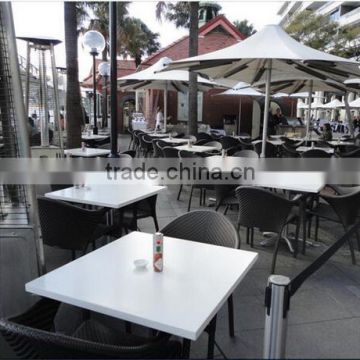 Custom size acrylic solid surface restaurant dinning Table top