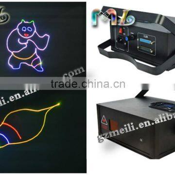 1W RGB Animation Laser light with SD Card