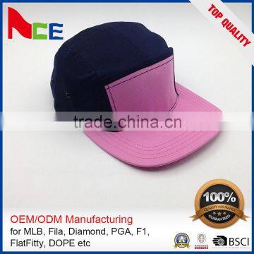 5 Panel Adjustable Skate Board Surf Bmx Fmx Hip Hop Skate Hat Waxed Cotton Cap photo-3