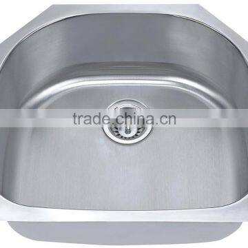 One-piece Stainless Steel Single Corner Kitchen Sink GR- 554