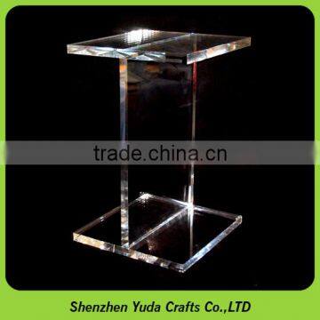 Plastic End Table Clear Acrylic Accent Table