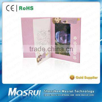 4.3" tft Screen Video invitation Card / Video wedding gifts for guests