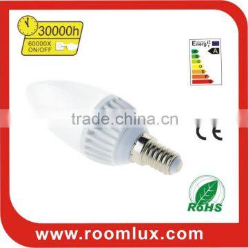 replace 40W incandescent light 5w LED candle bulb light