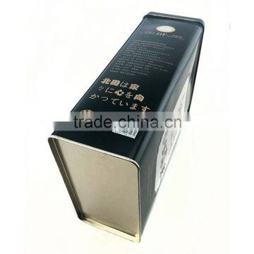 wholesale metal tea containers black tea tin containers factory