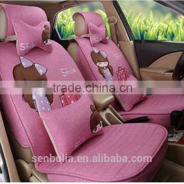 Cotton cartoon car seat cushion pad Four Seasons Girls Ms. cushion Seat Covers