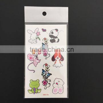 WM120--Lovely Kids Cartoon Body Tattoo