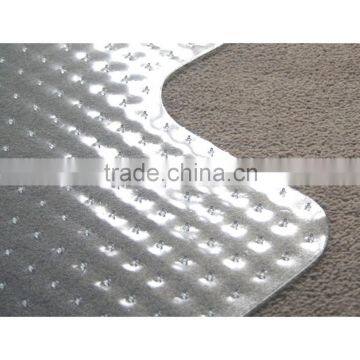 Custom Transparent Studded Chair Floor Mat Waterproof For Office