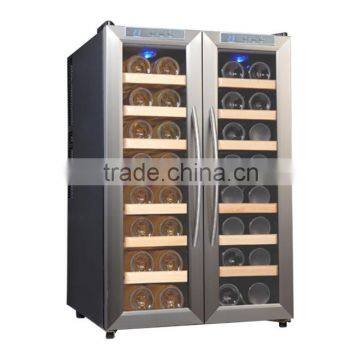 wine cooler with glass door