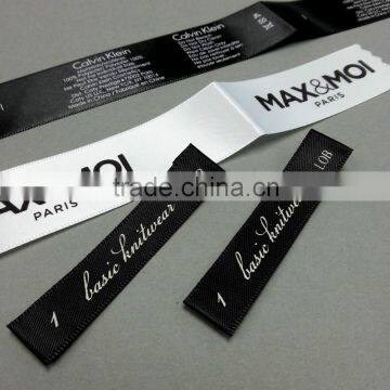 Polyester Satin Ribbon Special Fonts Care Label photo-2