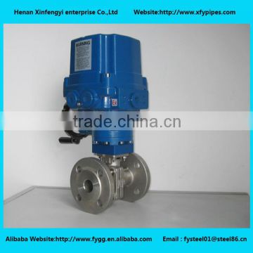 pneumatic stainless steel ball valve