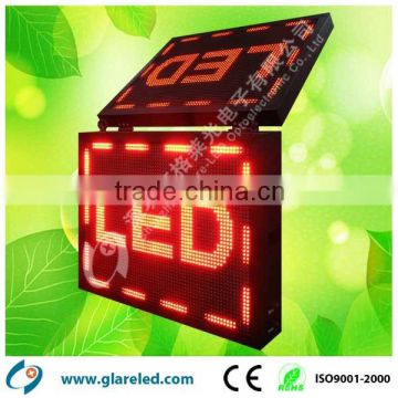 P10 single red led message display