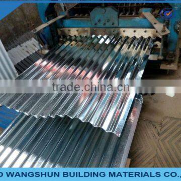 gauge thickness galvanized corrugated steel sheet