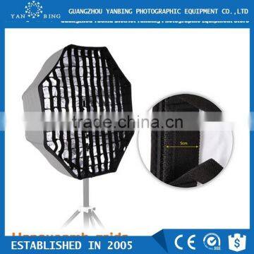 Wholesale professional speedlite reflective photo umbrella softbox 120cm 48" octabox with honeycomb grips