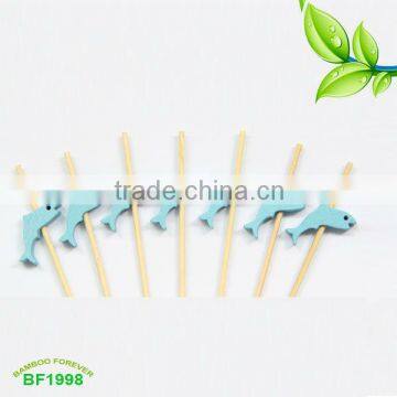 Hot Sale Dolphin bamboo picks