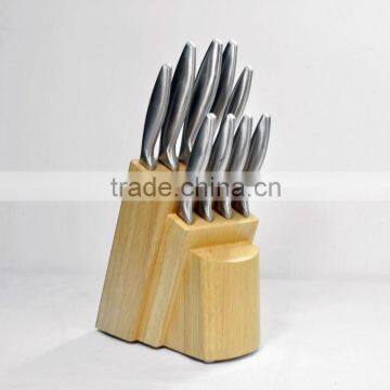 kitchen knives set with block